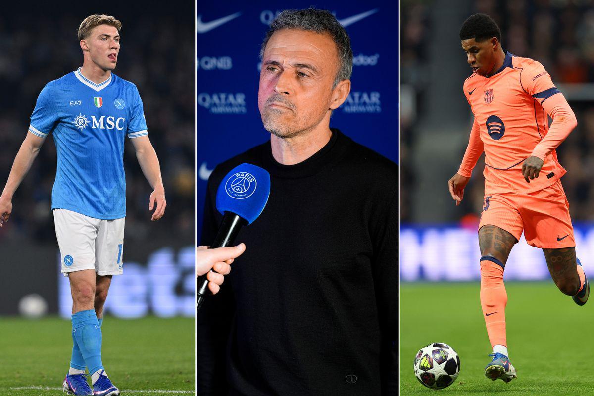 曼晚记者：恩里克英语说得非常好，也希望有朝一日能执教英超